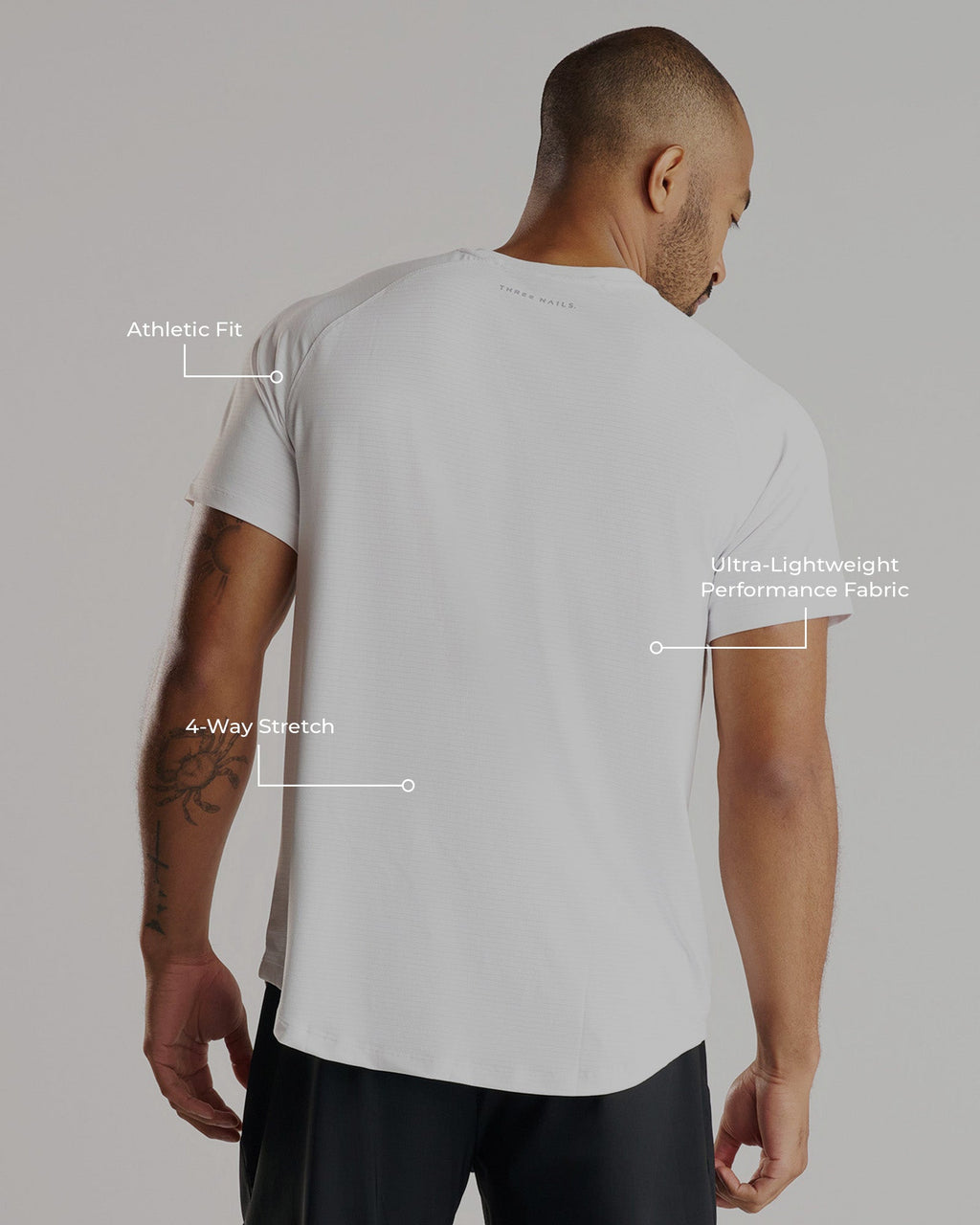 Aion-Lite™ Tee "Cross" - White
